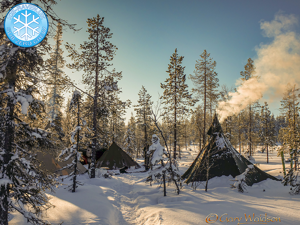 Arctic Camp - Ice Raven - Sub Zero Adventure - Copyright Gary Waidson, All rights reserved.