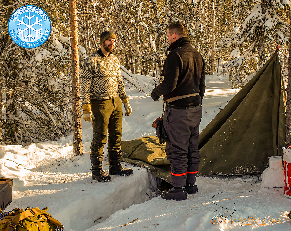 Breaking Camp - Ice Raven - Sub Zero Adventure - Copyright Gary Waidson, All rights reserved.