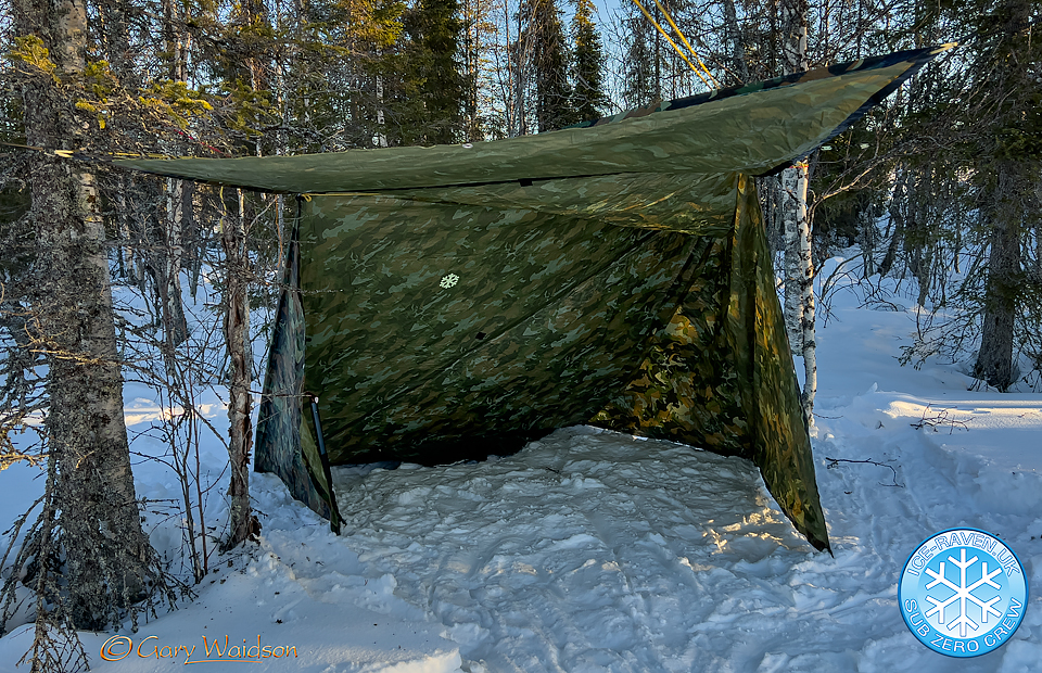 The Wayland Snow Shed - Ice Raven - Sub Zero Adventure - Copyright Gary Waidson, All rights reserved.