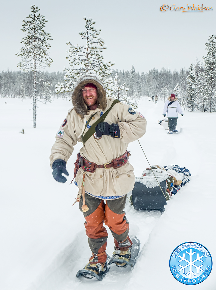 Riam arriving - Ice Raven - Sub Zero Adventure - Copyright Gary Waidson, All rights reserved.