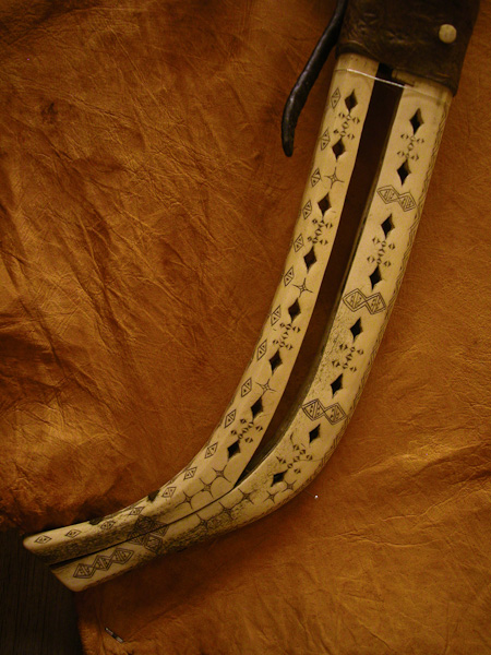 Saami sheath detail - Ice Raven - Sub Zero Adventure - Copyright Gary Waidson, All rights reserved.