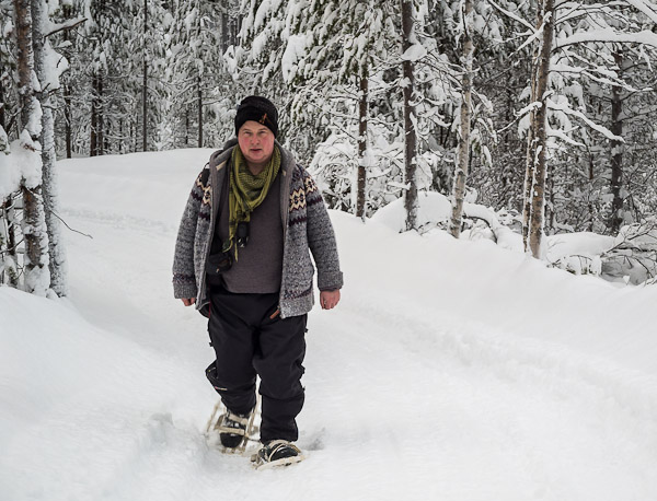 Scouting for a camp location - Ice Raven - Sub Zero Adventure - Copyright Gary Waidson, All rights reserved.